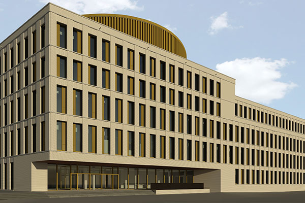 Architekten BKSP - Zeichnung Gebäude Marienhospital Osnabrück
